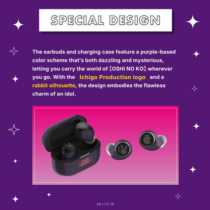 【Pre-order】AVIOT TE-V1R-ONK 【OSHI NO KO】 Collaboration Wireless Earbuds | Shipping in early-December