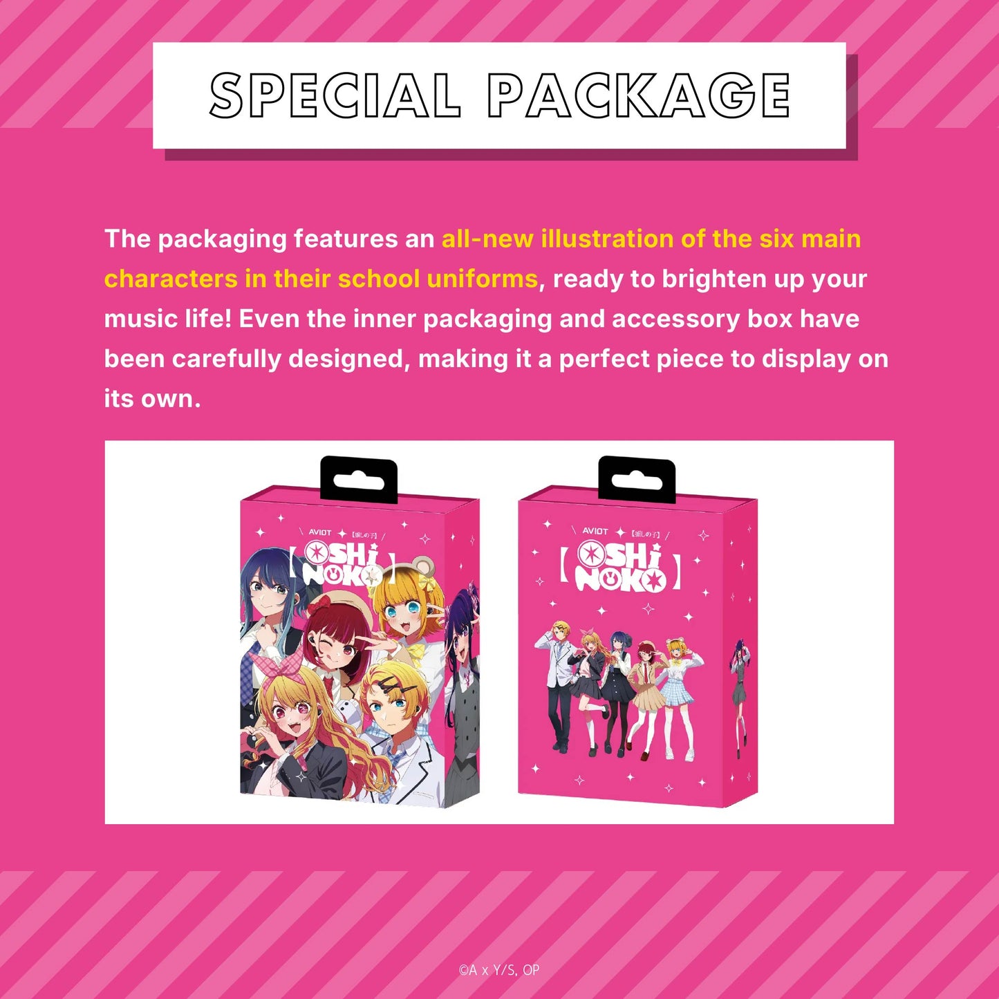 【Pre-order】AVIOT TE-V1R-ONK 【OSHI NO KO】 Collaboration Wireless Earbuds | Shipping in early-December