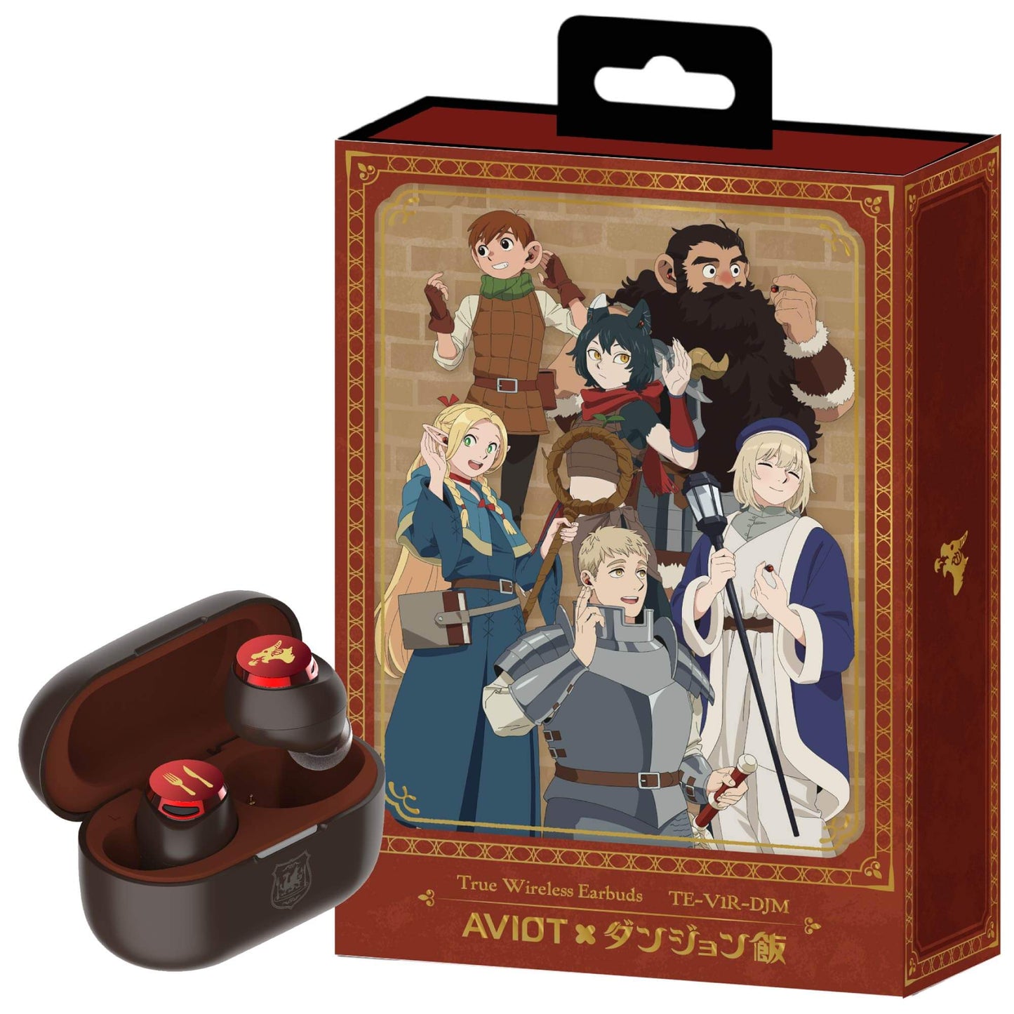 【Pre-order】AVIOT TE-V1R-DJM Delicious in Dungeon Collaboration Wireless Earbuds | Shipping from late November 2026 onwards