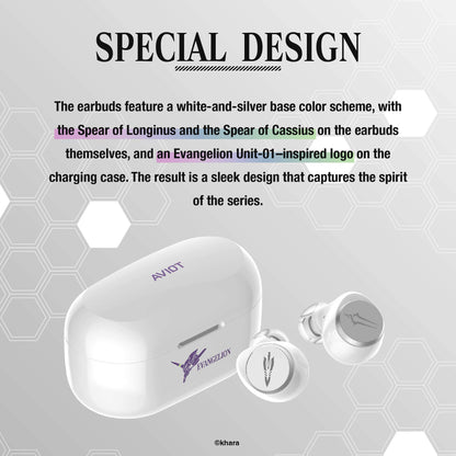 【Pre-order】AVIOT TE-V1R-EVA EVANGELION Collaboration Wireless Earbuds | Shipping from late October 2026 onwards