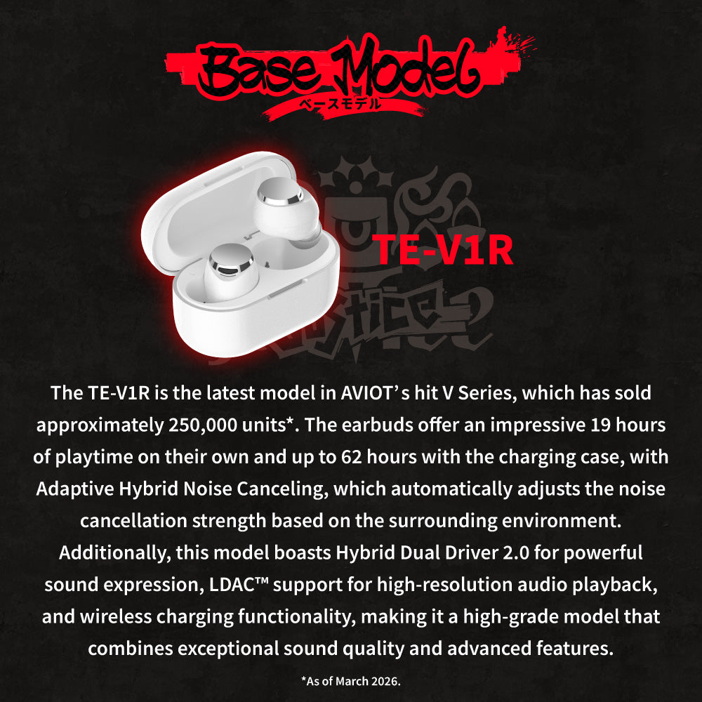 【Pre-order】TE-V1R-HE4 hololive English -Justice- Collaboration Wireless Earbuds | Shipping from late November 2026 onwards