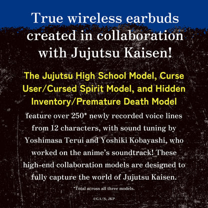 【Pre-order】AVIOT TE-V1R-JK JUJUTSU KAISEN Collaboration Wireless Earbuds | Shipping from late September 2026 onwards