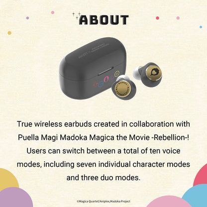 【Pre-order】AVIOT TE-V1R-MMM Madoka Magica Collaboration Wireless Earbuds | Shipping in late-February