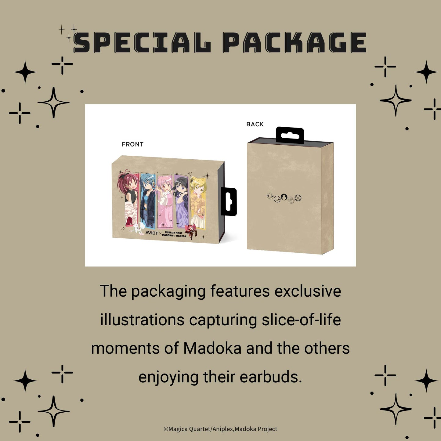 【Pre-order】AVIOT TE-V1R-MMM Madoka Magica Collaboration Wireless Earbuds | Shipping in late-February