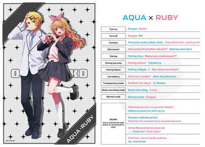 【Pre-order】AVIOT TE-V1R-ONK 【OSHI NO KO】 Collaboration Wireless Earbuds | Shipping in early-December