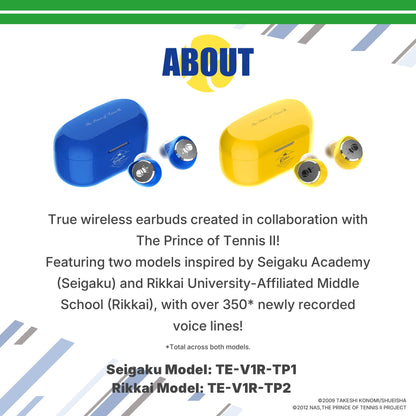 【Pre-order】AVIOT TE-V1R-TP The Prince of Tennis II Collaboration Wireless Earbuds | Shipping in early-December