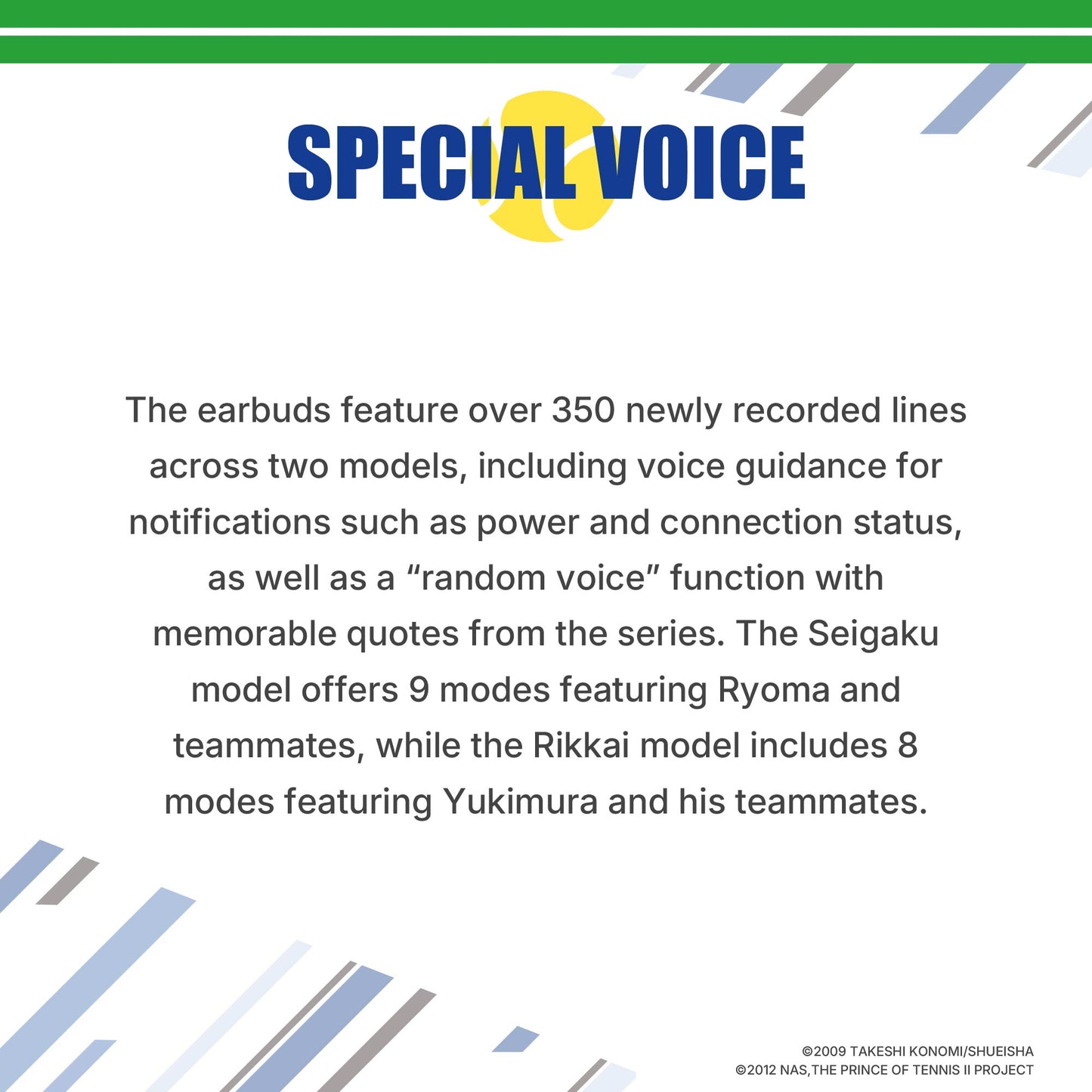 【Pre-order】AVIOT TE-V1R-TP The Prince of Tennis II Collaboration Wireless Earbuds | Shipping in early-December