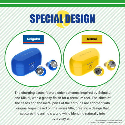 【Pre-order】AVIOT TE-V1R-TP The Prince of Tennis II Collaboration Wireless Earbuds | Shipping in early-December