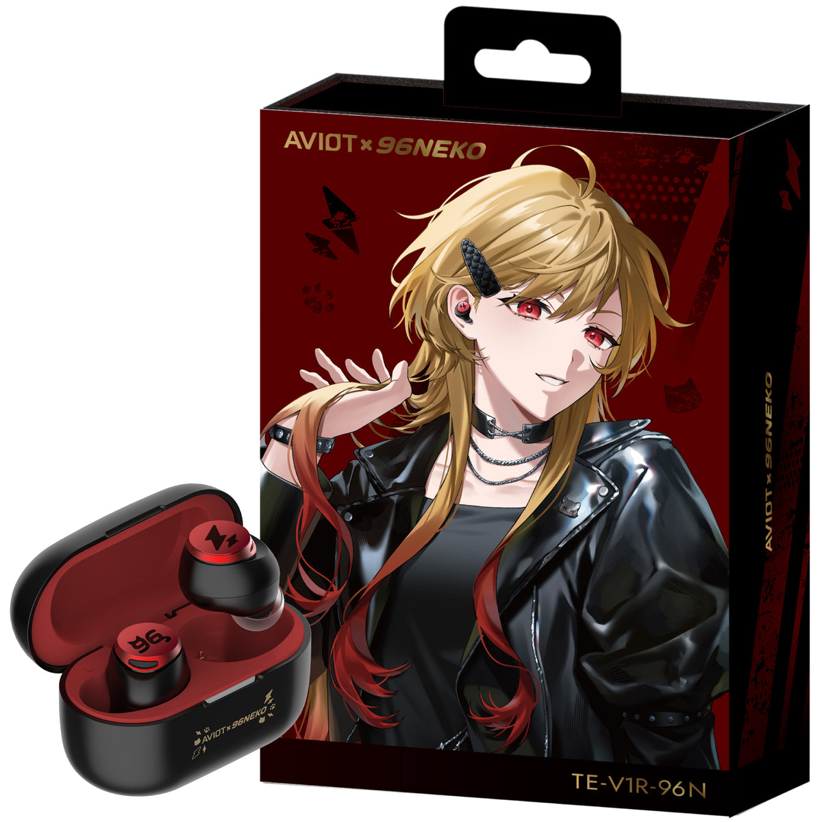 【Pre-order】AVIOT TE-V1R-96N 96Neko Collaboration Wireless Earbuds | Shipping from late October 2026 onwards