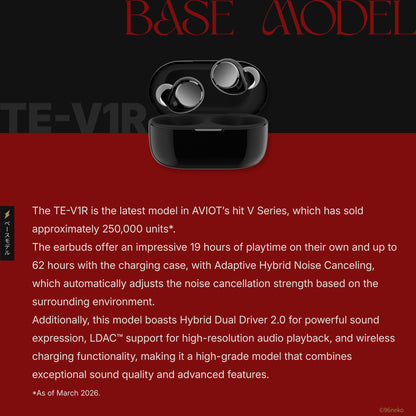 【Pre-order】AVIOT TE-V1R-96N 96Neko Collaboration Wireless Earbuds | Shipping from late October 2026 onwards