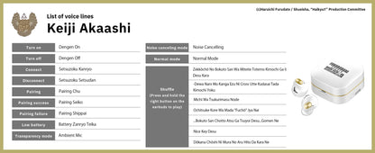 【Pre-order】AVIOT TE-Q3-HK Haikyu!! Collaboration Wireless Earbuds | Shipping in early-December