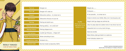 【Pre-order】AVIOT TE-V1R-TP The Prince of Tennis II Collaboration Wireless Earbuds | Shipping in early-December