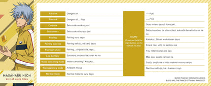 【Pre-order】AVIOT TE-V1R-TP The Prince of Tennis II Collaboration Wireless Earbuds | Shipping in early-December